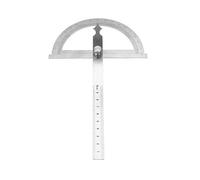 0-180 Degrés Angle Enrouleur Inoxydable Rotatoire Enrouleur Règle 0-15cm Angle Finder Ruler(120 * 150mm)