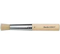 Marabu – Pinceau pochoir Robust – rond, brosse blanche pour tamponner – taille n°10