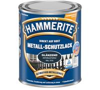 0,25 l Hammerite vernis protection en métal gris anthracite RAL 7016 brillant