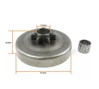 0.325 7T Tambour d’embrayage Pignon de chaîne pour Husqvarna 340 340E 345 345E 350 351 353 445 445II 445E 450 450E 450E II 503873072