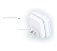 0.5W Plug-in LED Sensor Control Auto Night Light Lampe pour Chambre Hall d'entrée blanc Blanc G