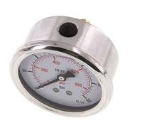 0..60 Bar (0..870 psi) Manomètre à glycérine Arrière Acier inoxydable/laiton 63 mm Classe 1.6