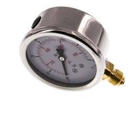0..60 Bar (0..870 psi) Manomètre à glycérine inférieur Acier inoxydable/laiton 63 mm Classe 1.6