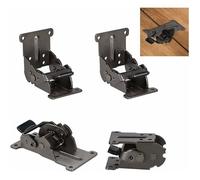 0-90-180 Degrés Charnière Pliante Autobloquante le Panneau D'extension de Table Rabattable Support Pliable Raccords pour Établi
