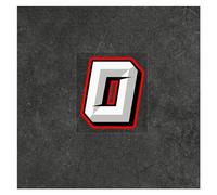0 à 9 numéros arabes créatifs numéro de course casque de course autocollants en vinyle accessoires de motos autocollant styling de voiture et décalcomanies(Number 0,Height 5 cm)