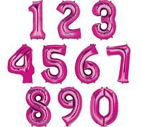 0 Pink - 34" Foil Numbers