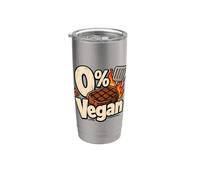 0% Vegan BBQ Grill Master Gobelet isotherme en acier inoxydable double paroi