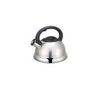 - 0008112 - bouilloire théière sifflante 3 litres - acier inoxydable - poignée ergonomique - tous feux dont induction