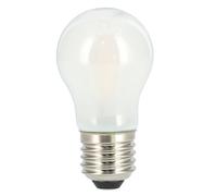 Ampoule filament LED, E27, 470lm remp. 40W, amp. goutte, mate, blc chd
