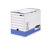 0028501 Boite d'Archives Banker Box System A4 Montage Automatique - Dos de 20 cm Bleu (Lot de 10)