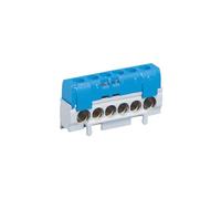 004815 Legrand Bornier de répartition neutre isolé - connexions 1x35mm² + 5x25mm² - Clipsable sur rail DIN
