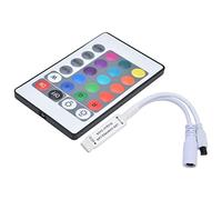 01 02 015 Contrôleur, télécommande Universelle 24 Touches IR Plusieurs Modes pour Bande de lumière Douce pour Lampe de rondelle Murale pour Source de lumière ponctuelle