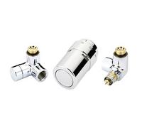Kit X-TRA droit pour radiateurs ou décors- CHROME - DANFOSS - 013G4003