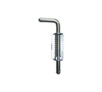 0166402 Verrou pistolet 14 mm zingué blanc