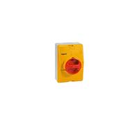 022173 - Interrupteur De Proximité Rotatif Legrand 3p Triphasé 25a - Boitier Jaune étanche Ip65
