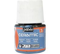 Pébéo – Peinture Céramique – Opaque, Effet brillant, Finition laquée – Bleu 45 ml