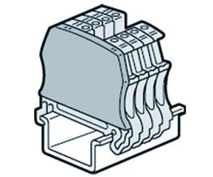 037550 Legrand - Cloison terminale pour bloc de jonction à vis Viking 3-1 entrée/1 sortie