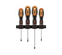 04-191 Set : tournevis Phillips, plat PH1, PH2, SL 5,5, SL 6,5 NEO TOOLS