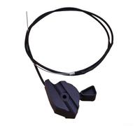 04-SGY-906 Câble d'accélérateur de rechange pour tondeuse à gazon avec noyau en acier et gaine en plastique 183 cm Installation sans outil Compatible levier standard Résistant à l'usure Noir Pour
