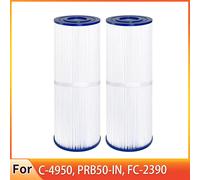 04075 Cartouche filtrante spa pour C-4950, PRB50-IN, FC-2390, Guardian 413-212-02, filtre série J200, 03FIL1600, 373045 2 Pcs