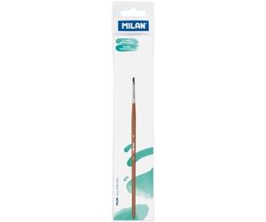 0412100P Sachet avec Crochet Pinceau Scolaire Plat Série 121 n 0 MILAN