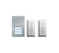 GIRA Türsprechanlage Kabelgebunden Komplett-Set 2 Familienhaus Aluminium