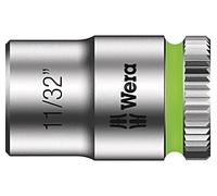 05003519001 Embout 6 pans, douille HEX 11/32" 1/4" 23mm WERA