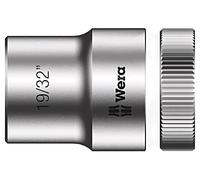 05003622001 Embout 6 pans, douille HEX 19/32" 1/2" 37mm Zyklop WERA