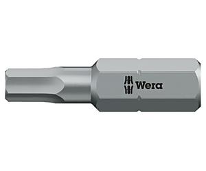 05056342001 Embout hexagonal Hex-Plus, hexagonal avec fusible HEX 2,5 mm WERA