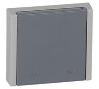 Legrand Prise de courant étanche Plexo 055708 - 3P+N+T 20A IP44 Ø67mm Gris