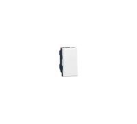 077030 Module poussoir 1 module 6A 250V blanc Mosaic