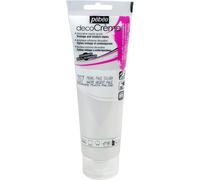 [089207] Pébéo Tube 120ml Peinture Acrylique Décocrème Mat ARGENT PALE