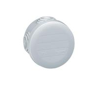 092001 Boîte de dérivation ronde Plexo Ø60mm hauteur 40mm - 4 entrées - gris RAL 7035 Legrand