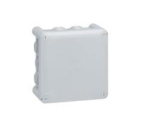 Legrand Boîte de dérivation carrée Plexo 130x130x74 mm IP55 Gris RAL 7035 10 entrées G