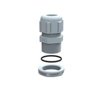 098001 Presse étoupe plastique M16 Legrand - câble diamètre 4 à 8mm - Gris RAL 7001 - Filetage ISO - Étanche IP68