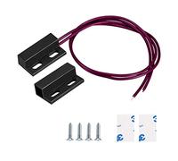 0V-230V Interrupteur magnétique, capteur de Contact de Porte de fenêtre de sécurité encastré, Interrupteur magnétique d'alarme, Aimant Proche-Circuit de Connexion, Aimant éloigné-Circuit de Coupure