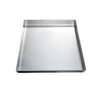 1,0mm Bac De Récupération En Inox 304, Plateau D'Égouttage Rectangulaire for Cuisine, Barbecue, Auto, Hauteur 2cm/5cm Bac De Protection Métal(50 * 30 * 5cm)