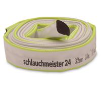 Ø 1 1/4 pouce - 32 mm, tuyau plat de 10 mètres | Tuyau pour construction | Tuyau industriel | Caoutchouc synthétique