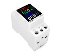 1~10 pièces 110V 220V 100A courant KWH moniteur d'énergie électrique compteur VOLT AMP voltmètre ampèremètre wattmètre rail din