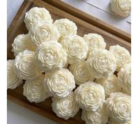 1/10 pièces Bougie parfumée à la pivoine, convient pour les étudiants, les cadeaux de fête, la décoration de dortoir pour la rentrée scolaire, les mariages, la fête des mères, la Saint-Valentin, Noël 
