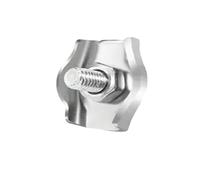 1-10 pièces Pinces, Serre-câbles, Serre-câbles en acier inoxydable 304, Clip de fixation de câble en acier for câble métallique M2-M3-M4-M5-M6-M8(M6-(10PCS))