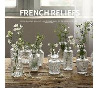 1/10 pièces Set de vases en verre de style bohème | Vases à boutons vintage texturés miniatures pour mariage rustique, décoration de table à la maison et à la salle à manger, lot de vases à boutons tr