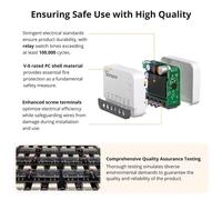 1-10 pièces SONOFF extrême Zigbee IntelligenSwitch ZBMINIR2 relais de détachement contrôle de groupe à distance via eWeLink prise en charge Zigbee 3.0 passerelle 8PCS