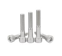 1-10 vis M12 acier inox 316 six pans creux filet partiel, DIN912