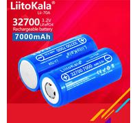 1-12 pièces LiitoKala Lii-70A 3.2v 32700 7000mAh lifepo4 batterie rechargeable cellule 5C batterie de décharge pour lampe de poche d'alimentation de secours 6pcs