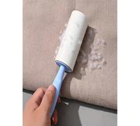 1/12 pièces Rouleau anti-peluches réutilisable, brosse adhésive pour enlever les poils sur les vêtements, les meubles et les poils d'animaux, avec manche de couleur aléatoire (1/2/4/6/10/15/30 pièces)