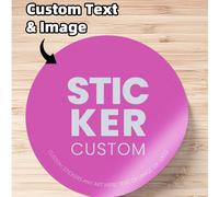 1-120pcs Étiquettes personnalisables - Autocollants de texte & image personnalisés, Étiquettes de remerciement, Sans repassage nécessaire, Cadeaux pour la famille, les amis, Convient pour anniversaire