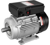 1,1kW moteur électrique 2800tr/min AC 220-240V 7,1A monophasé 24mm arbre cannelé