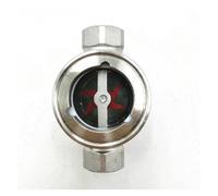 1/2", 3/4", 1", 1-1/4", 1-1/2", 2" B/S/P DN15 DN20 DN25 Indicateur de débit d'eau en acier inoxydable 304 avec turbine concentrique en plastique(1-1/4")