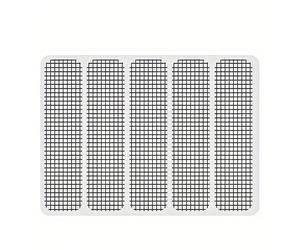 1/2/3/4/5 Pièces Autocollant Filtre À Écoulement De Drainage Et Écran Anti-insectes En Acier Inoxydable Autocollant Pour Portes Et Fenêtres 1 morceau de patch anti-moustique pour trou d'eau,2 morceaux